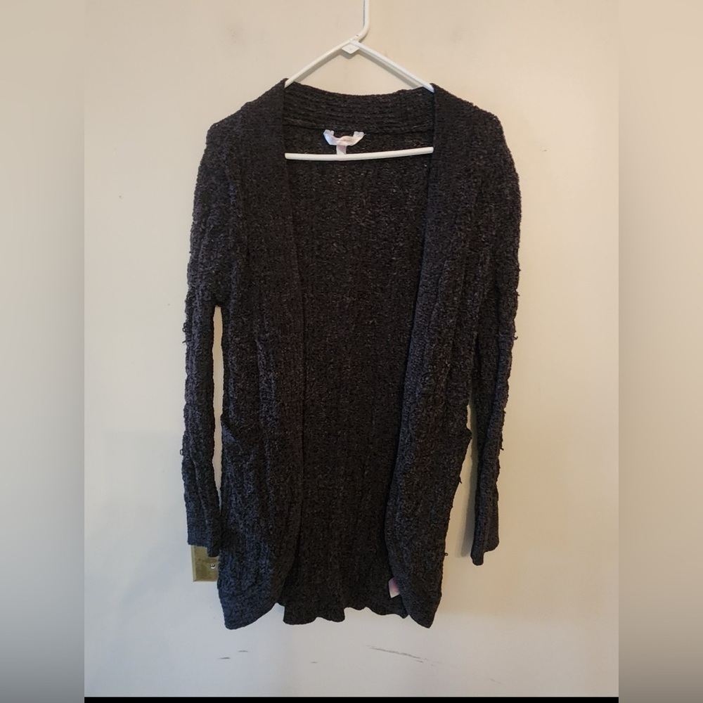 No boundaries black knitted cardigan sweater size juniors medium